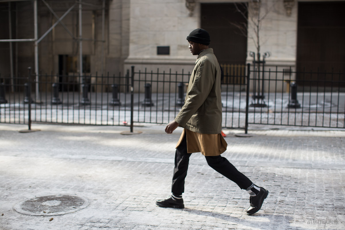 Men's street style at New York Fashion Week FW 2015 by Armenyl.com