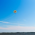 In the Summer, Paragliding in Ocean City by photograher Armenyl on Armenyl.com copyright