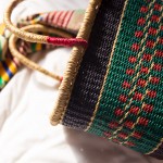 Woven Basket for Shopping for Fashion in Ghana, Accra, Osu West Africa style photographed by Fashion blogger Armenyl