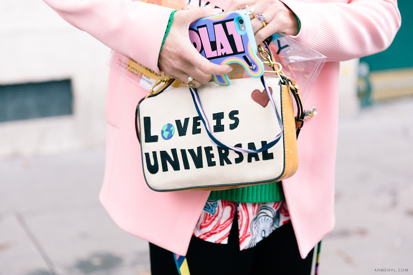 Paris Fahsion Week SS 2018 Street Style- Elisa Nalin - Photography Armenyl | Street Style street Fashion Photos