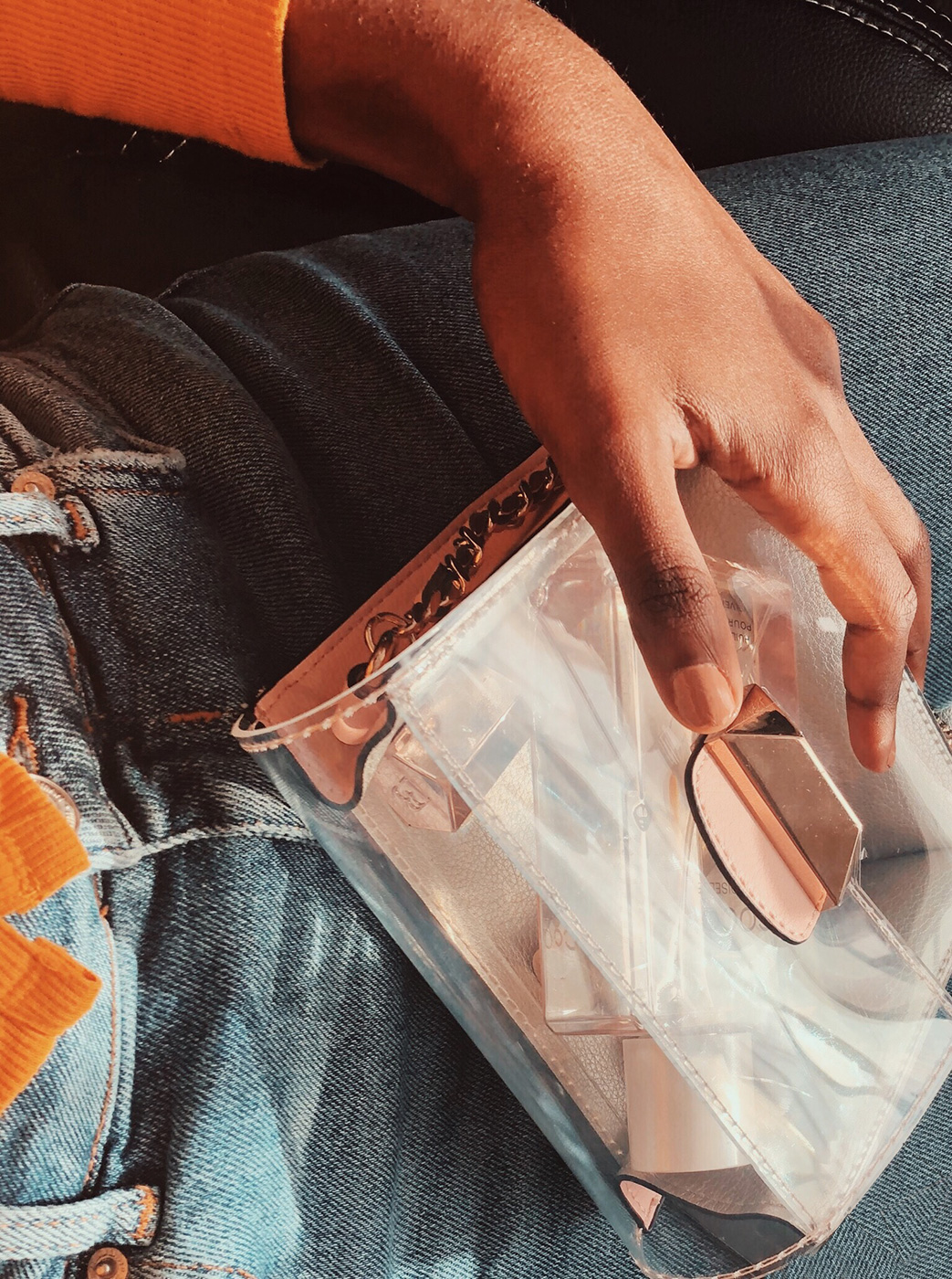 Transparent bag fashion trends photo by Armenyl