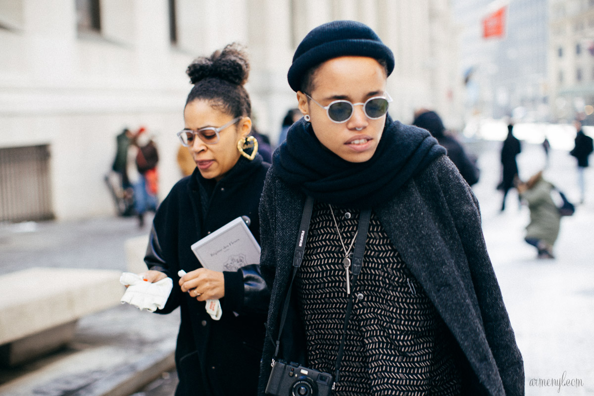 Street style at New York Fashion Week 2015 by Armenyl.com