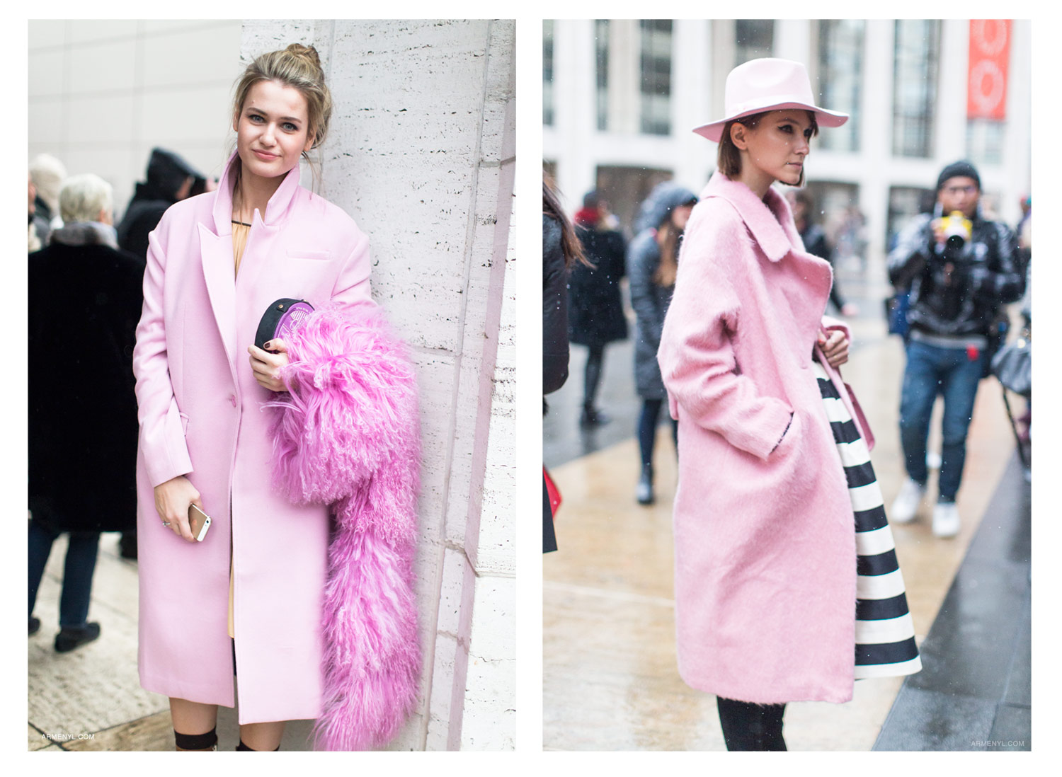 Pink at New York Fashion Week 2015 by Armenyl