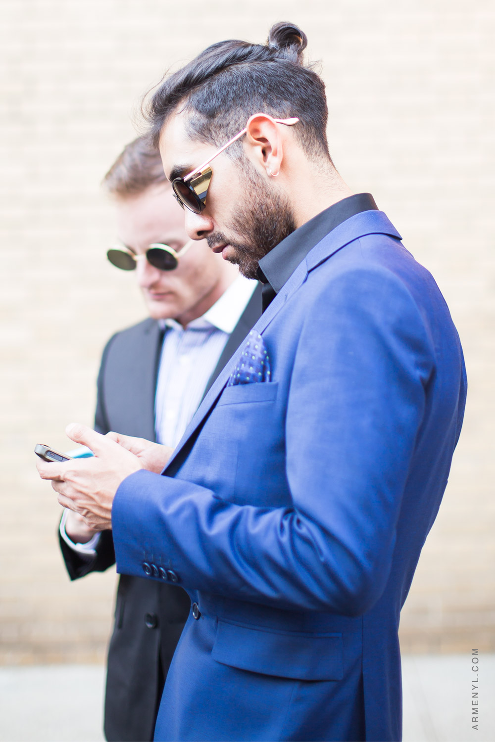 New York Fashion Week Men's SS15 fashion street style photography by Armenyl.com