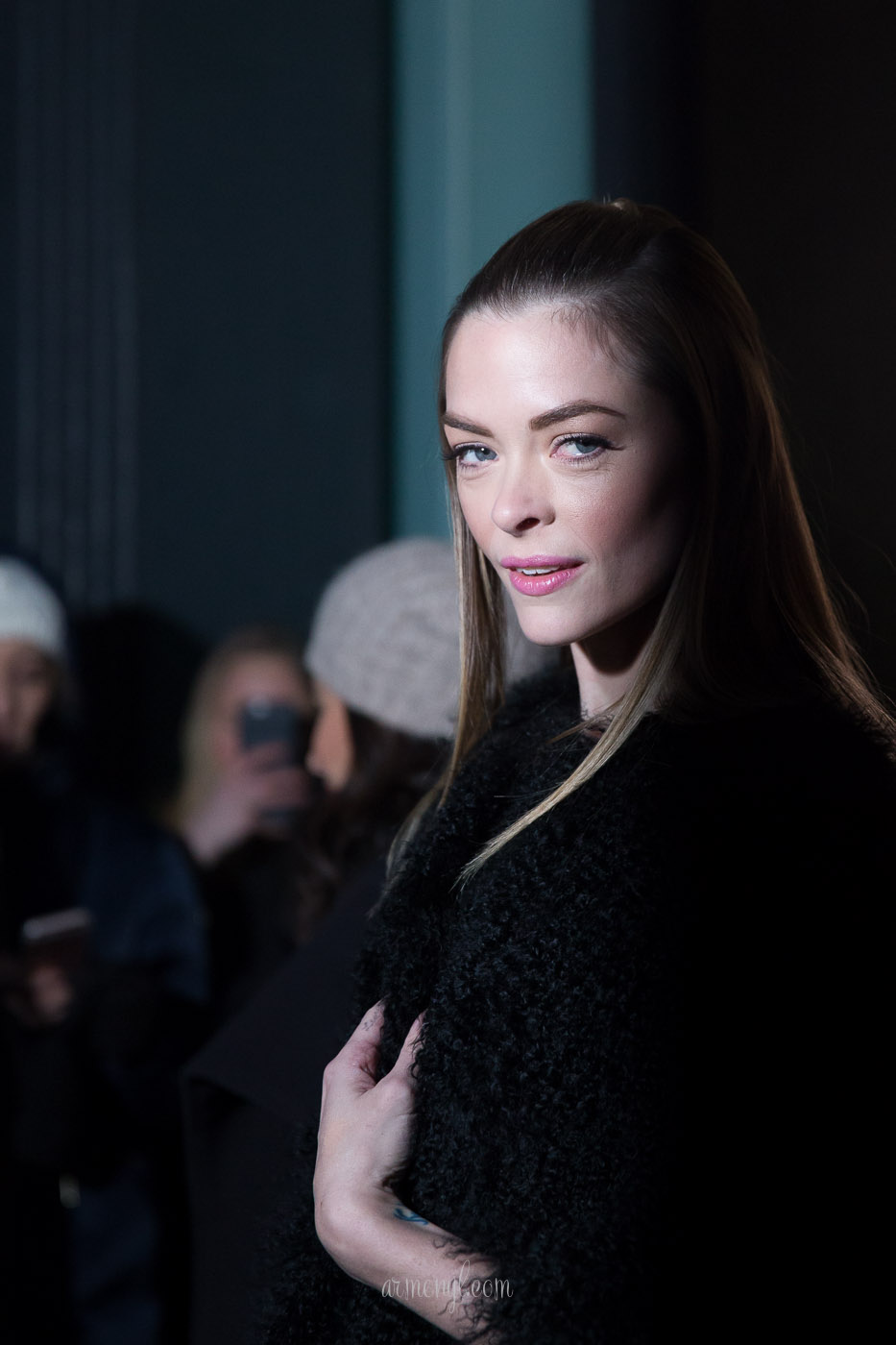 Actress Jamie King at DVF FW 2016 show in New york for New york Fashion Week photo by armenyl.com