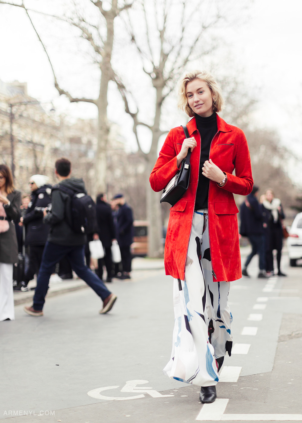 Model and Blogger Zanita Whittington at Paris Fashion Week photo by Armenyl.com