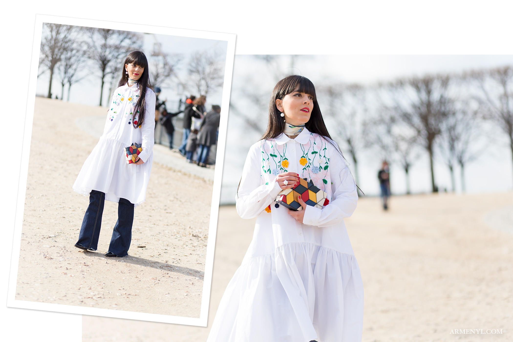 White dresses for summer from Paris Fashion week photo by Armenyl.com