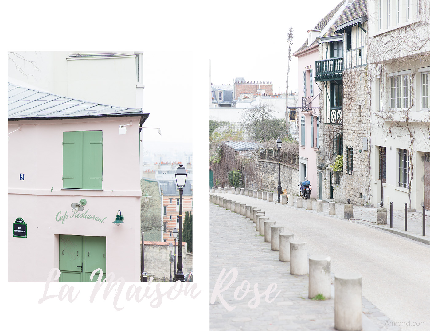 La Maison Rose Restaurant in Paris Montmatre Winter 2016 travel photography by Armenyl