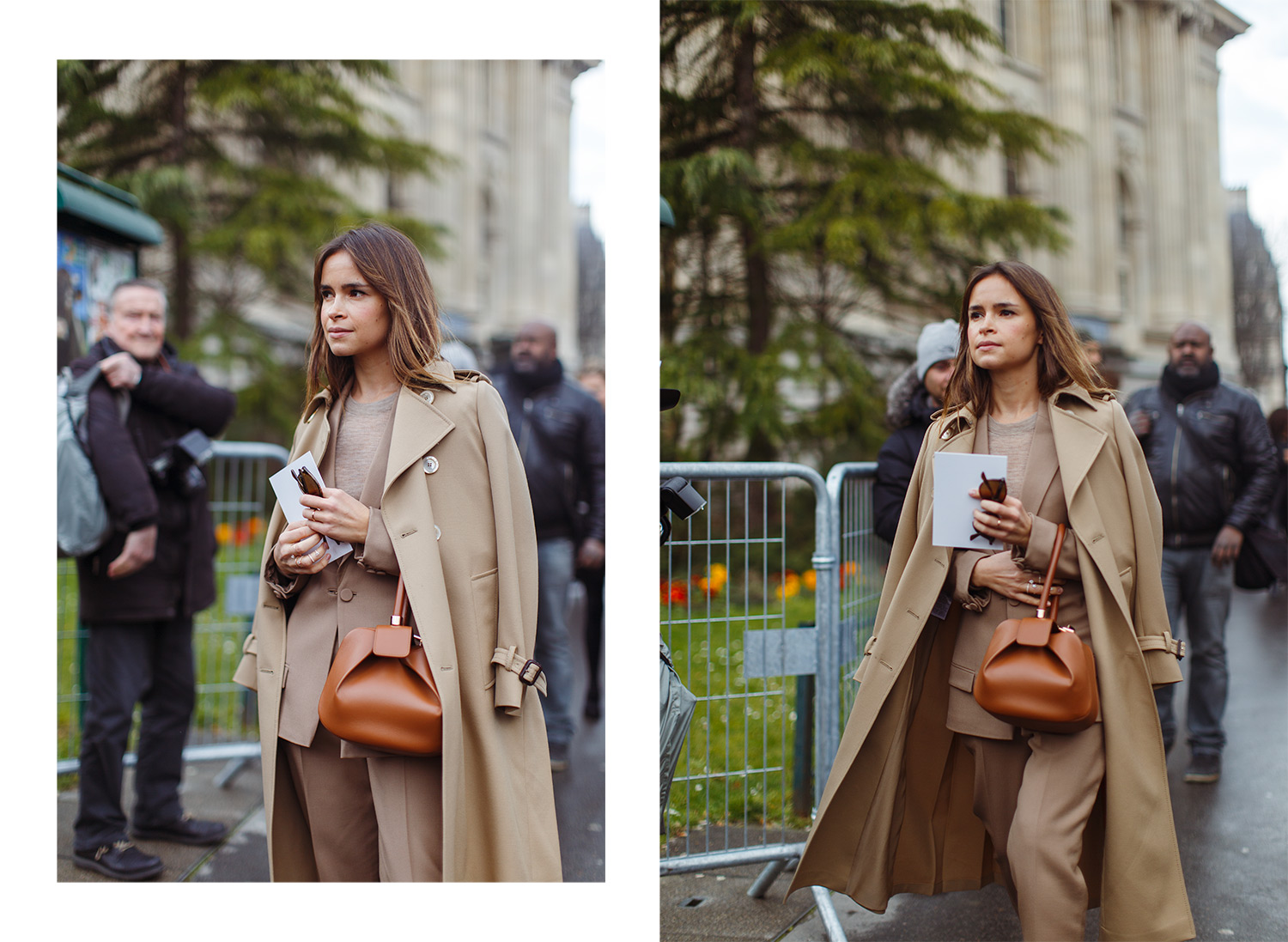 Brown / nude monochrome fashion look Miroslava Duma photographed by Armenyl.com