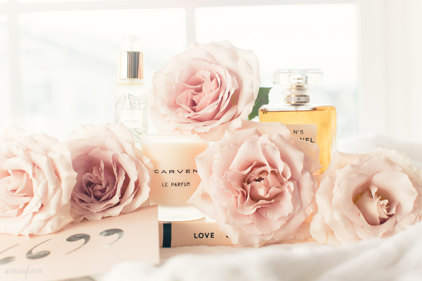 The best french beauty products every woman should have Garance dore, Caudalie, Flatlay, Chanel No 5 by Armenyl.com