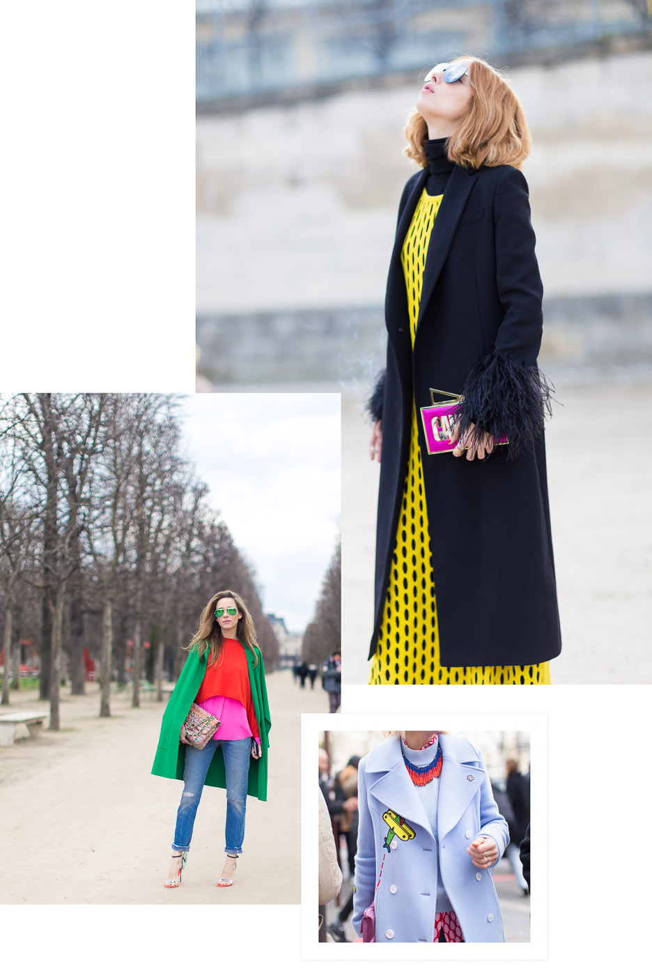 Color Blocking in the Best Street style looks from Paris Fashion Week | Armenyl.com