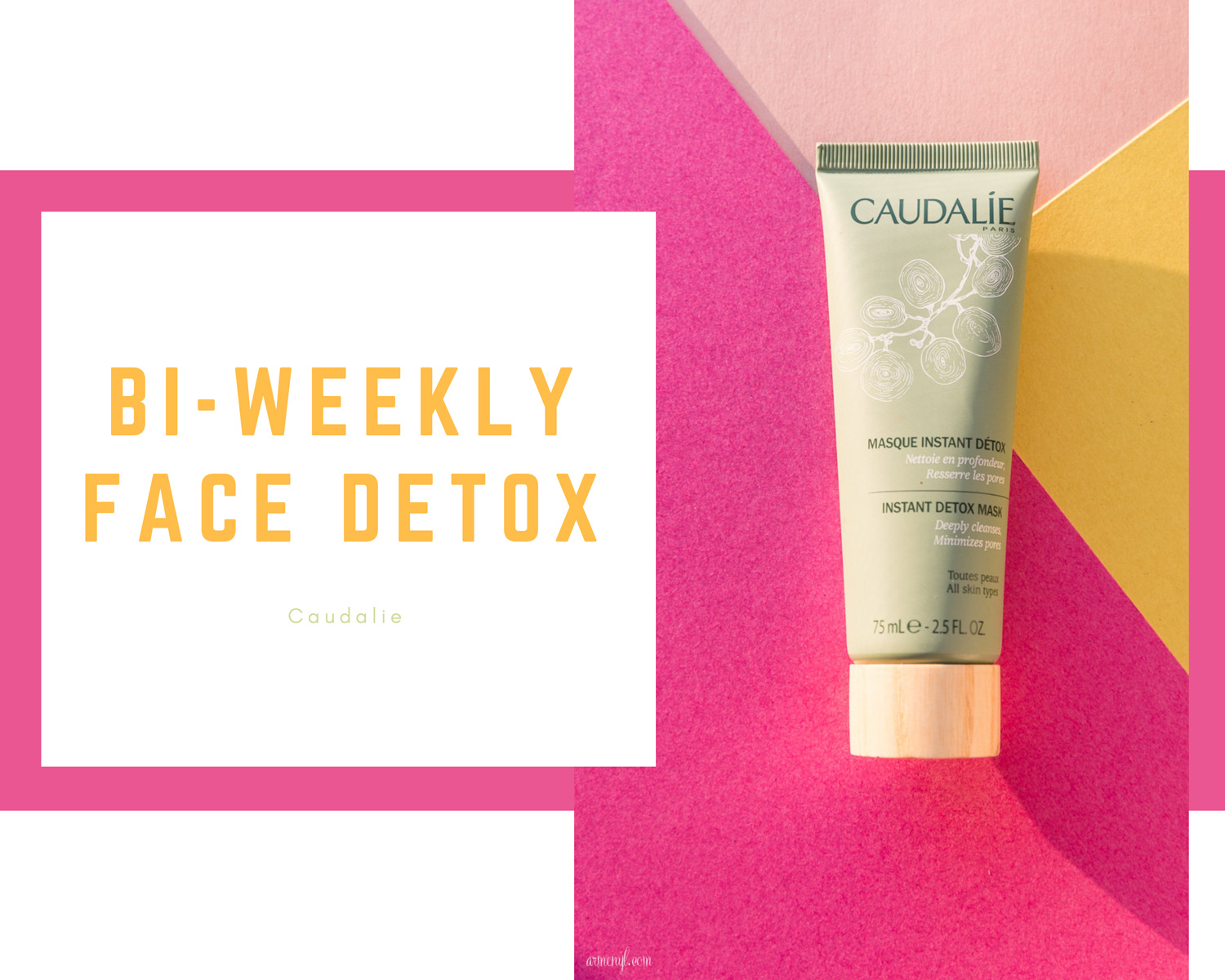Caudalie Instant Detox face mask The best of french beauty skincare products by Armenyl.com
