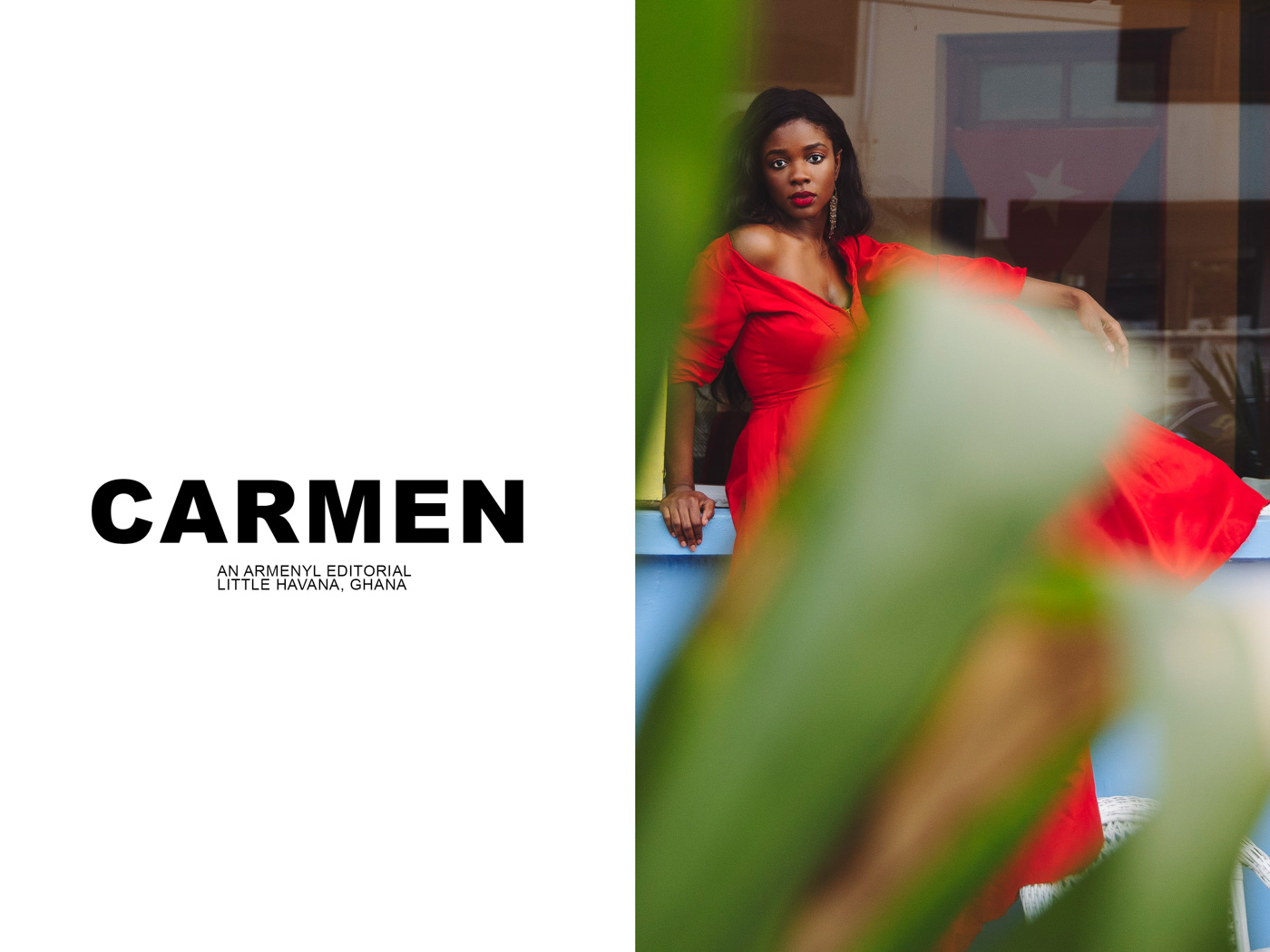 Carmen - A self-produced cuban fashion editorial by Armenyl - Armenyl plays the role of model, photographer, costume designer and creative director in this Little Havana inspired editorial