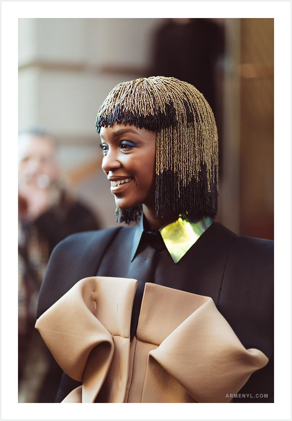 Nandi Madida at New York Fashion Street style Fashion Looks photo by Armenyl