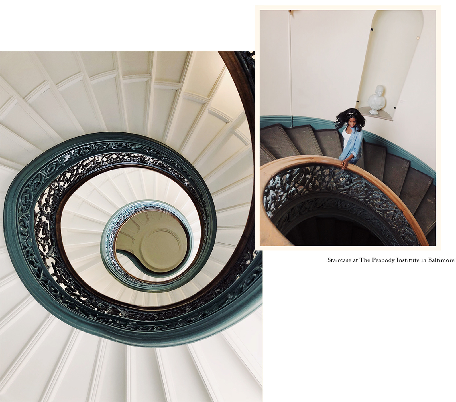 Spiral Staircases at the peabody library in Baltimore Photography by Armenyl