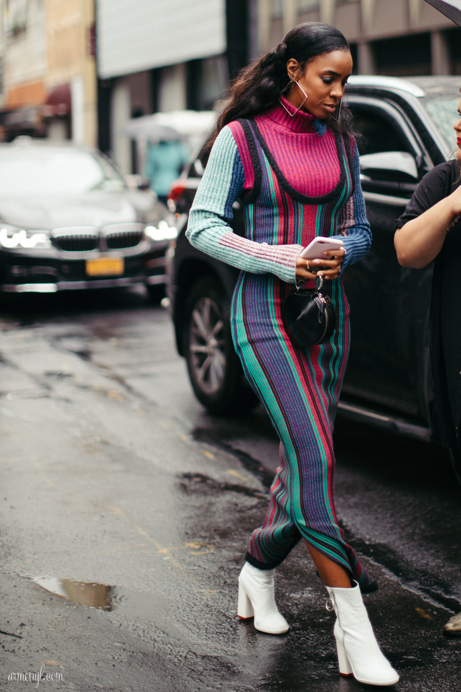 Kelly Rowland at NYFW September 2018 photos by Armenyl 